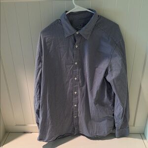 Vineyard Vines Navy and White Checkered Shirt